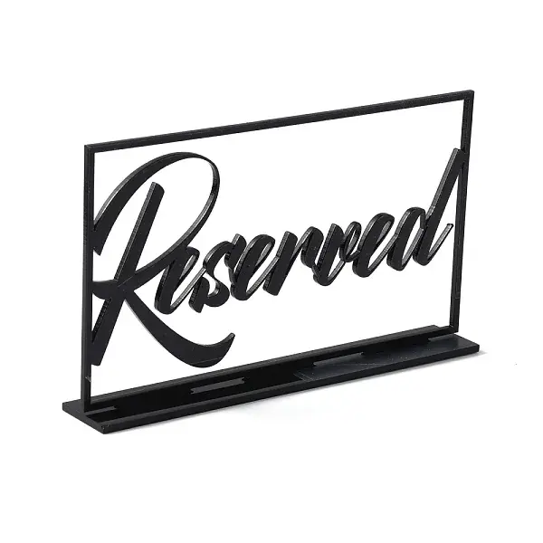 Acrylic Reserved Table Signs