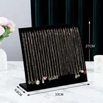 Velvet Necklace Organizer Display Stands for 24 Necklaces