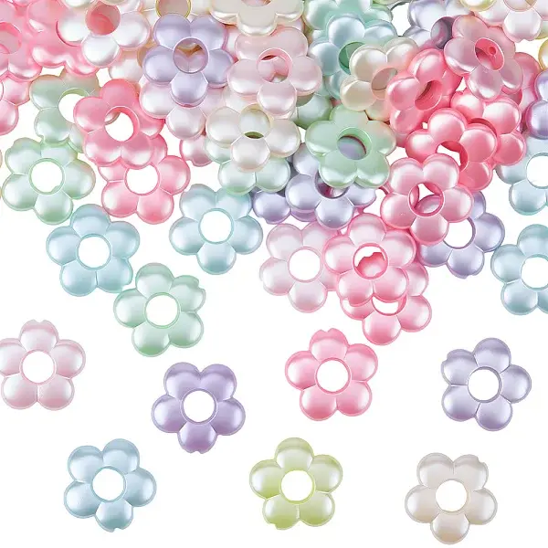 100Pcs Opaque Acrylic Bead Frame