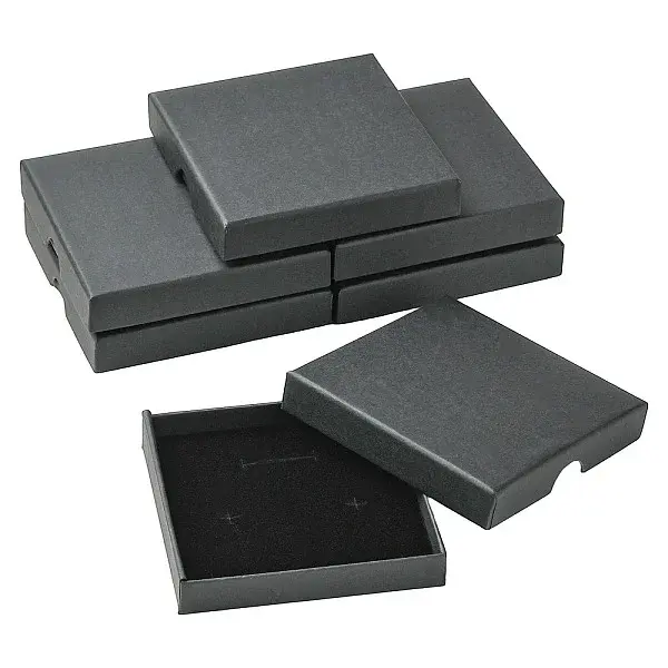 6Pcs Cardboard Paper Jewelry Boxes