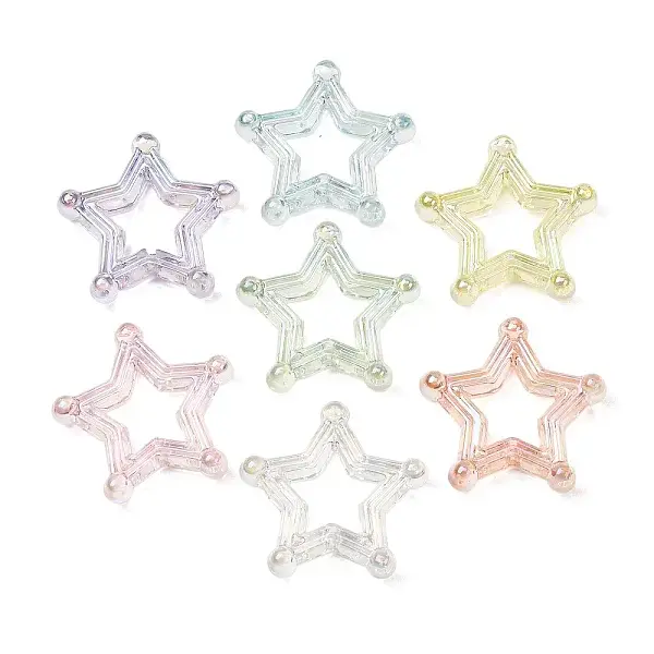 Transparent UV Plating Acrylic Beads