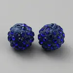 Handmade Polymer Clay Rhinestone Beads