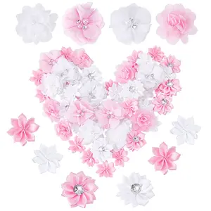 64Pcs Polyester Flower