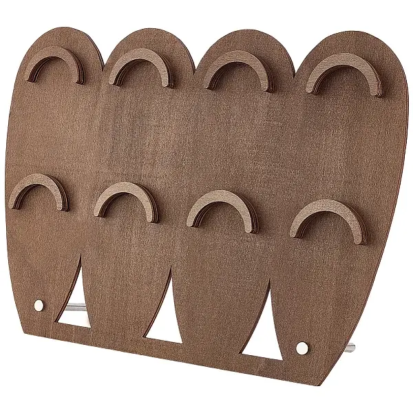1 Set 2-Tier Wood Jewelry Display Stands