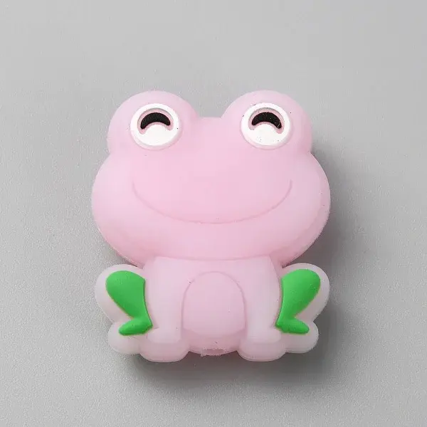 Frog Luminous Food Grade Eco-Friendly Silicone Beads