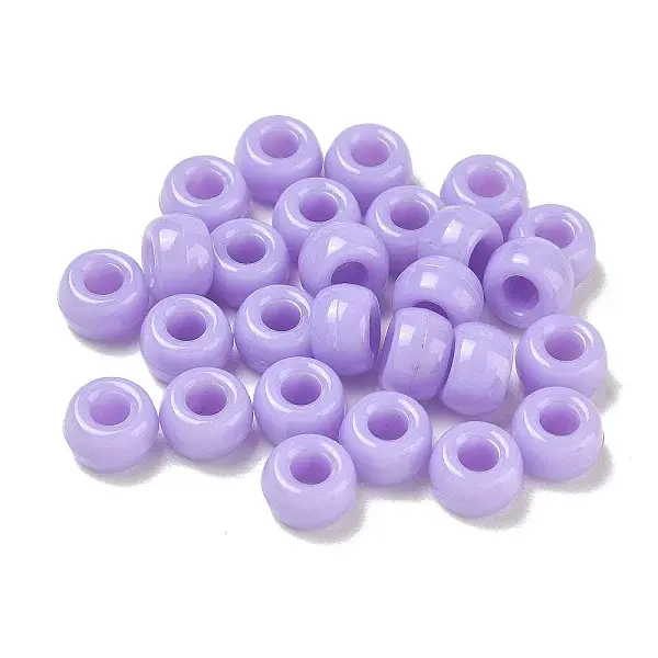 Opaque Plastic Beads