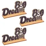 Basswood Cake Insert Card Decoration