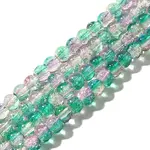 Crackle Glass Beads Strands