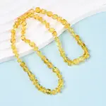 Natural Amber Nuggets Beaded Necklaces
