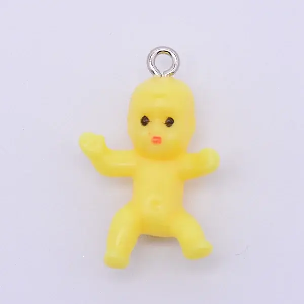 Opaque Plastic Pendants