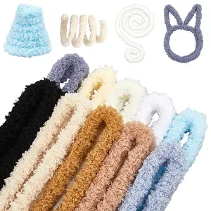 10Pcs 10 Colors DIY Plush Sticks