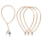 Waxed Polyester Cord Slider Necklace Making