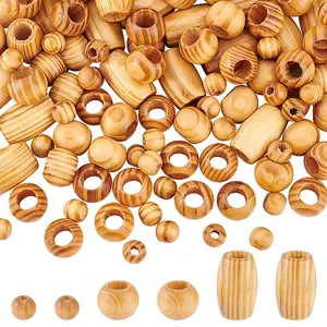 3 Styles Wood Beads