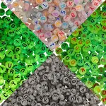 200g 2 Colors Luminous Acrylic Beads