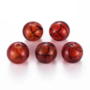 Transparent Handmade Blown Glass Globe Beads