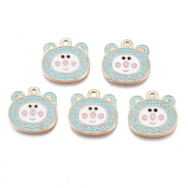Alloy Enamel Pendants