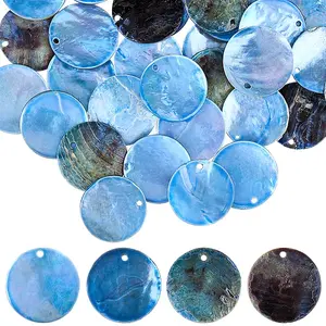 Natural Akoya Shell Pendants