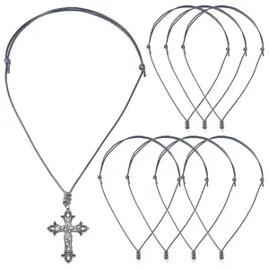 30Pcs Eco-Friendly Korean Waxed Polyester Braided Adjustable Necklace Makings