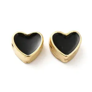 Rack Plating Alloy Enamel Beads