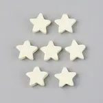 Painted Natural Wood Beads