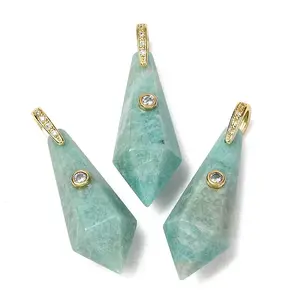 Natural Amazonite Pendants
