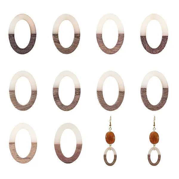 Resin & Wood Link Rings
