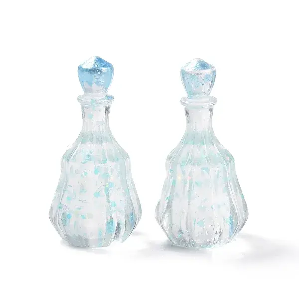Dummy Bottle Transparent Resin Cabochon