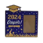 Graduate Theme Wood with Acrylic Rectangle Picture Frame