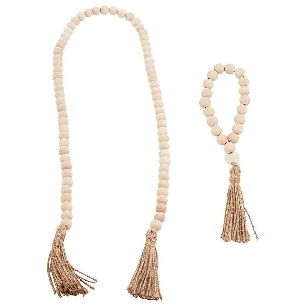 Wood Bead Pendant Decoration