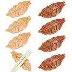 8Pcs 2 Colors Wood Chopsticks Stand