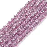Electroplate Glass Beads Strands
