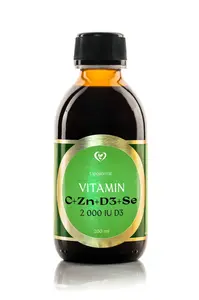 Lipozomálny vitamín C + Zinok + D3 + Se