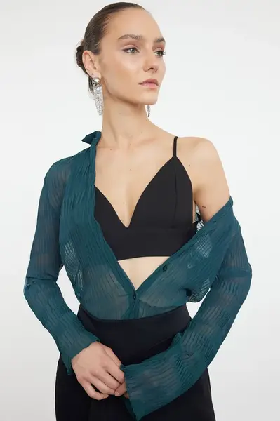 Dámský Crop Top Trendyol Stone