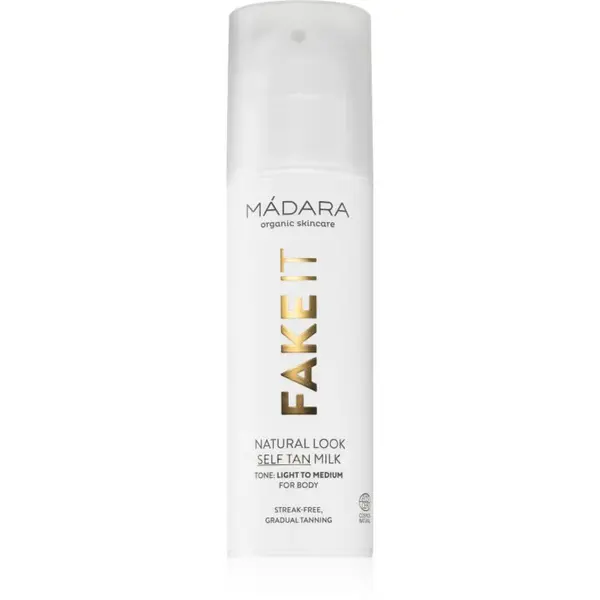 MÁDARA Fake It samoopalovací mléko 150 ml