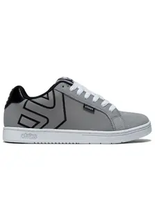 Etnies pánské boty Fader Light Grey / Black | Černá | Velikost 10 US