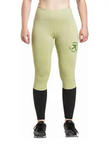 Meatfly dámské legíny Arabel Olive Light Black | Zelená | Velikost XL