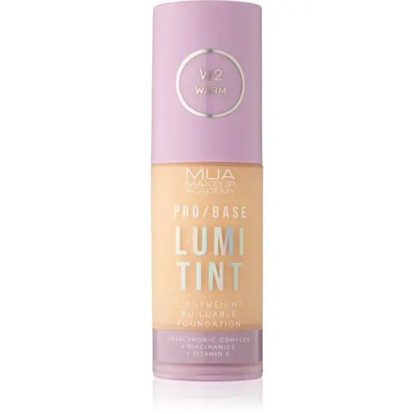 MUA Makeup Academy PRO/BASE Lumi Tint lehký make-up odstín W2 30 ml