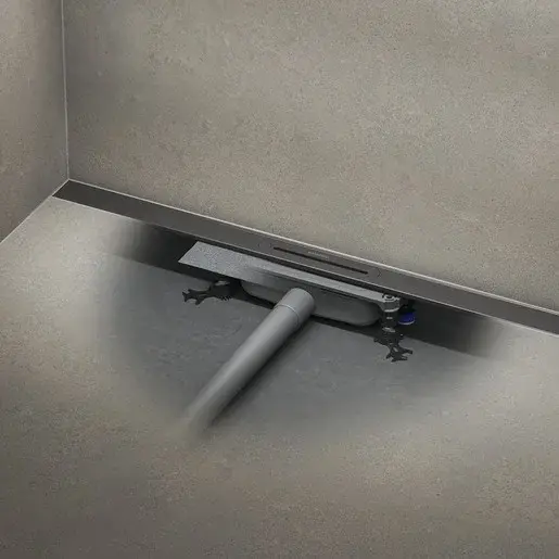 Kaldewei Flowline Zero Flat set sprchový žľab flowline zero 150 cm nerez brúsený grafit flowdrain flat 940200010932+687744810000 KALDEWEISET30