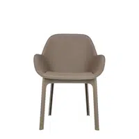 Clap PVC béžová světle šedá Kartell