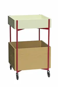 Hübsch Stolek na kolečkách Hübsch Fresh Trolley 42 x 41 x 67 cm