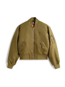 Tommy Jeans Prechodná bunda 'ESSENTIAL'  olivová