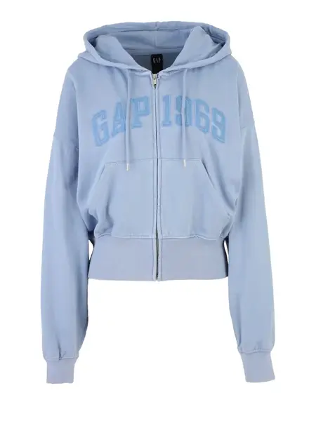 Gap Tall Tepláková bunda  nebesky modrá