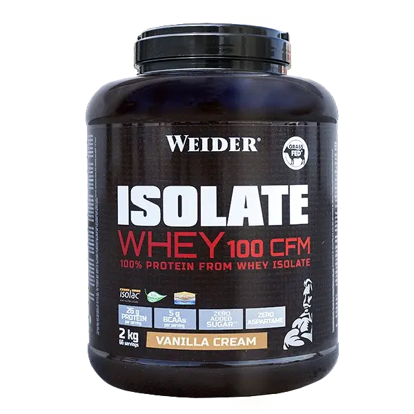 WEIDER Isolate whey 100 CFM  příchuť vanilla cream 2000 g