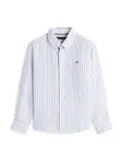 TOMMY HILFIGER Košeľa  modrá melírovaná / biela