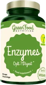 GREENFOOD NUTRITION Enzymy Opti 7 Digest 90 kapslí