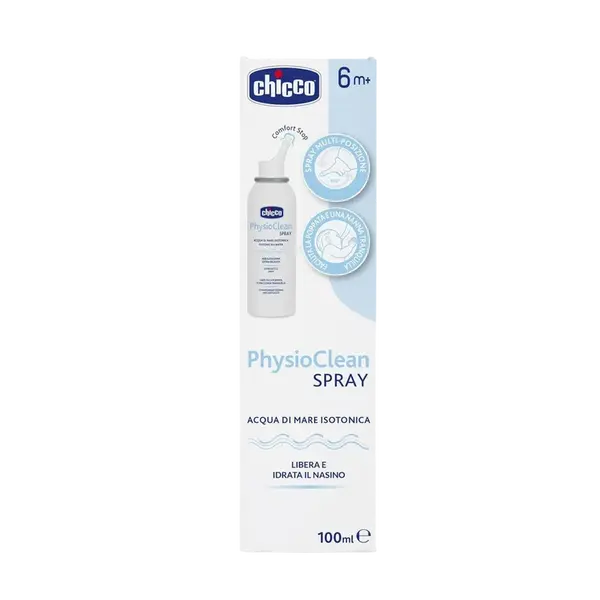CHICCO PhysioClean Sprej do nosu izotonický s mořskou vodou 6m+, 100 ml