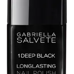 GABRIELLA SALVETE Dlouhotrvající lak na nehty s vysokým leskem Deep Black 11 ml