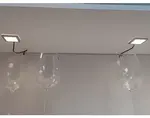 Bodové LED osvětlení (2 ks) Square, studená bílá