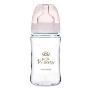 CANPOL BABIES Lahev se širokým hrdlem ROYAL BABY růžová