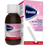 PANADOL pro děti 24mg/ml Jahoda sirup ke snížení horečky u dětí 100 ml